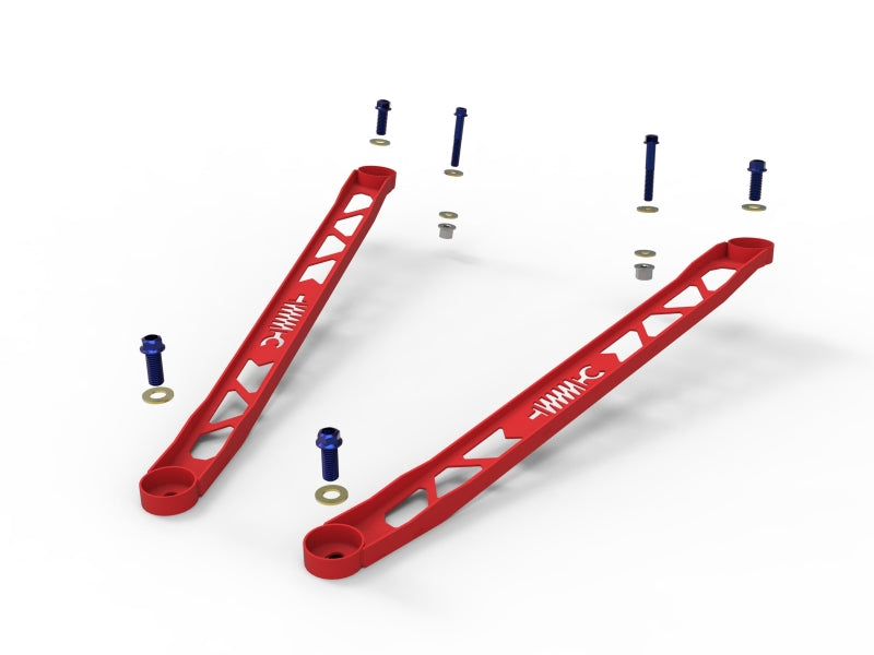 aFe CONTROL 304 Stainless Steel Front Suspension Strut Brace Red - Toyota GR Supra (A90) 20-21 - DTX Performance