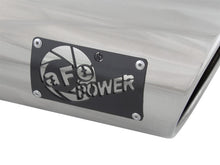 Load image into Gallery viewer, aFe MACH Force-Xp 3in Inlet x 4in Outlet x 9in Length 304 Stainless Steel Exhaust Tip Polished - DTX Performance