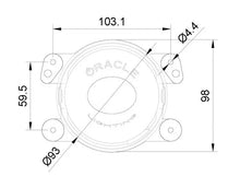 Load image into Gallery viewer, Oracle 100mm 15W Driving Beam LED Emitter - 6000K - DTX Performance