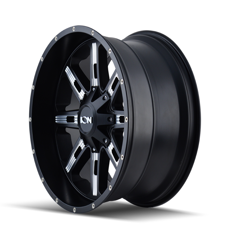 ION Type 184 20x9 / 6x135 BP / 18mm Offset / 106mm Hub Satin Black/Milled Spokes Wheel - DTX Performance