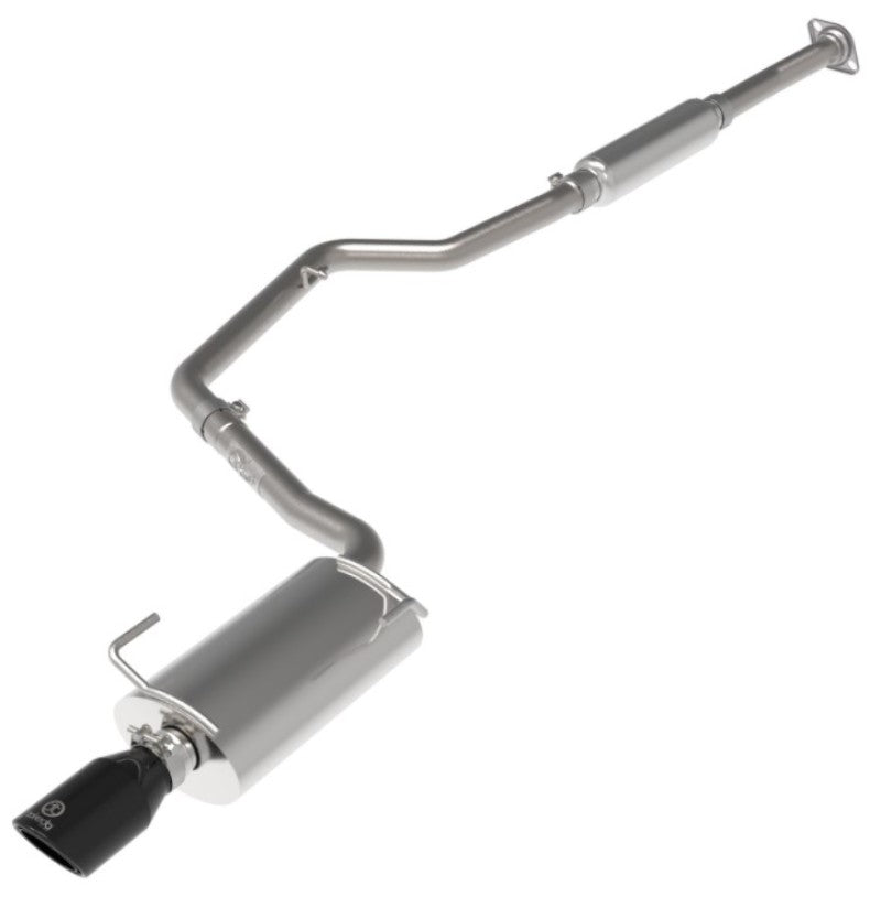 aFe POWER Takeda 12-16 Subaru Impreza 2.0L 2.5in 304SS CB Exhaust w/ Black Tips - DTX Performance