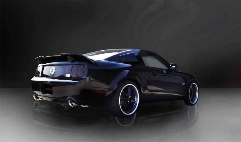 Corsa 05-10 Ford Mustang Shelby GT500 5.4L V8 Polished Xtreme Axle-Back Exhaust - DTX Performance