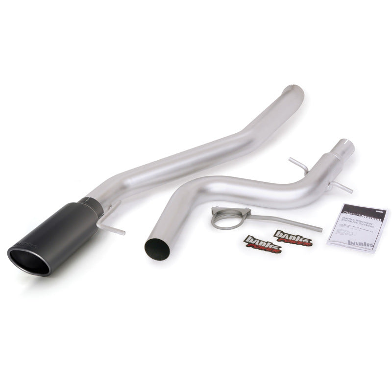 Banks Power 09-10 VW Jetta 2.0L TDI Monster Exhaust System - SS Single Exhaust w/ Black Tip - DTX Performance