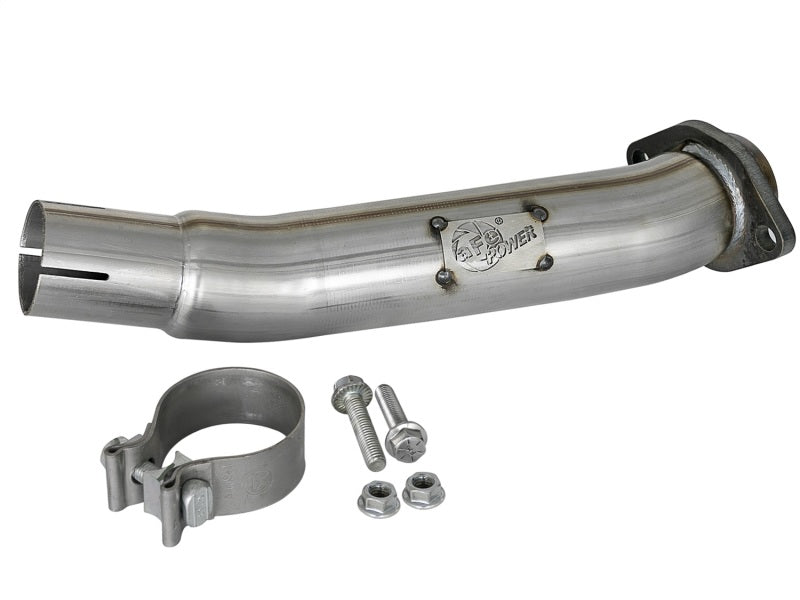 aFe Twisted Steel 2in Stainless Steel Loop Delete Down-Pipe 2018+ Jeep Wrangler (JL) V6 3.6L - DTX Performance