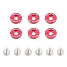 Load image into Gallery viewer, Mishimoto Small Fender Washer Kit (6pcs) - Red - DTX Performance