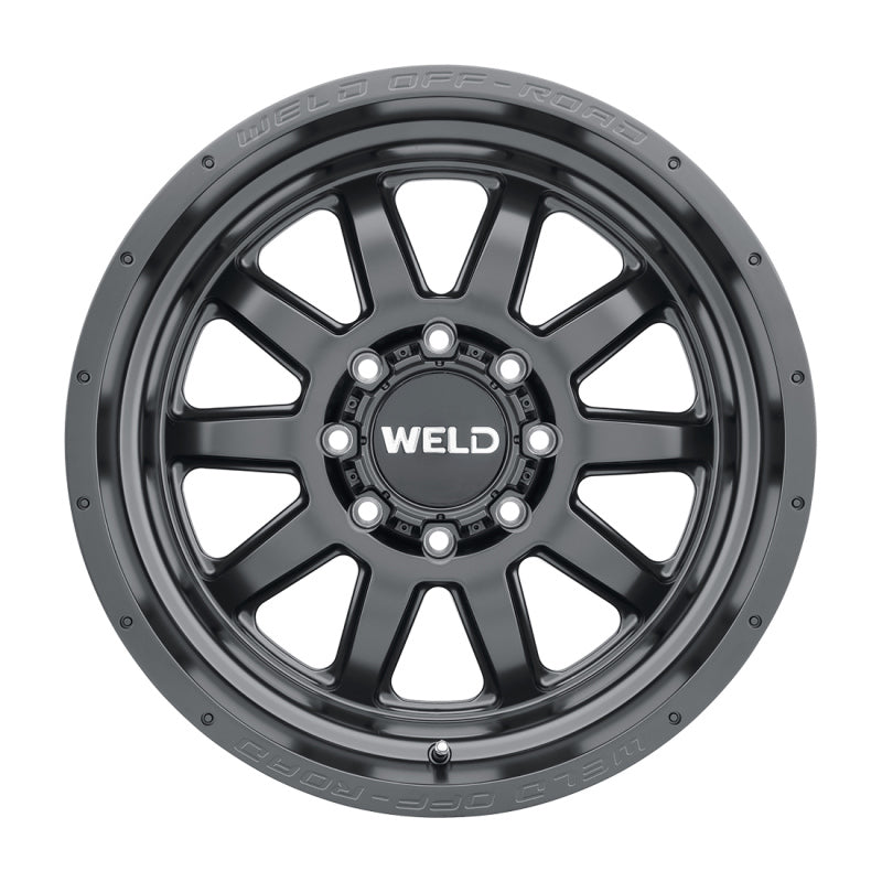 Weld Off-Road W101 20X9.0 Stealth 5X139.7 5X150 ET20 BS5.75 Satin Black 110.2 - DTX Performance