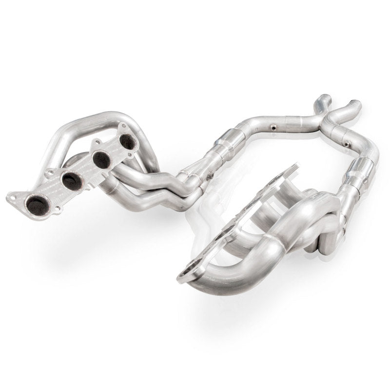 Stainless Power 2011-14 Mustang GT Headers 1-7/8in Primaries High-Flow Cats 3in X-Pipe - DTX Performance