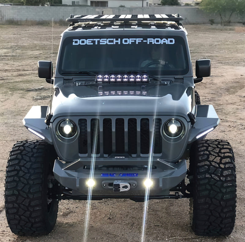 Oracle Jeep JL/Gladiator JT Oculus Switchback Bi-LED Projector Headlights - Amber/White Switchback - DTX Performance