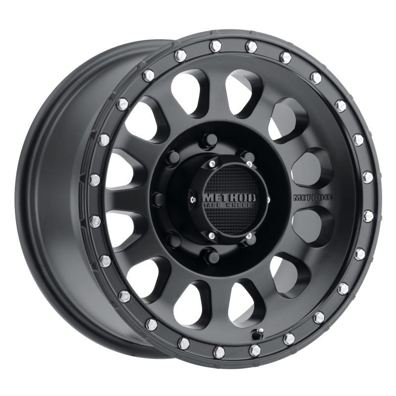 Method MR315 17x8.5 0mm Offset 8x6.5 130.81mm CB Matte Black Wheel - DTX Performance