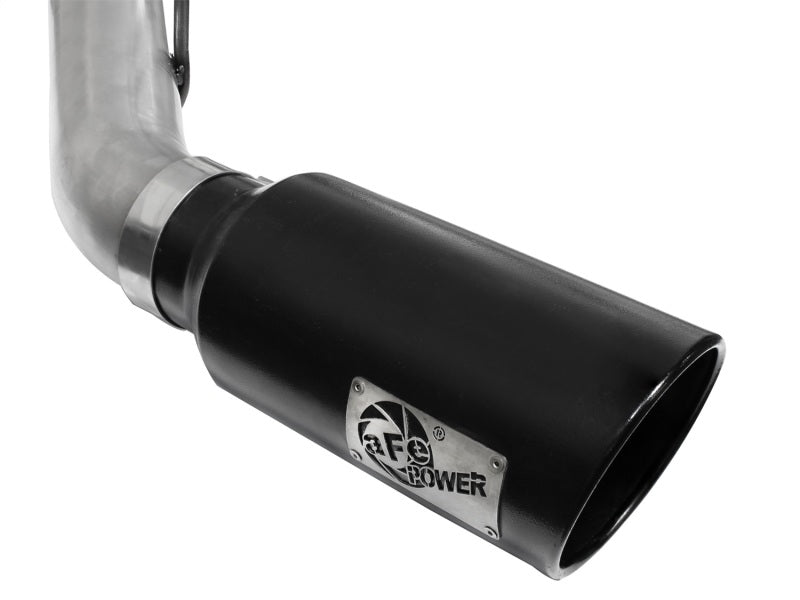 aFe Atlas Exhaust 4in DPF-Back Al Steel 11-14 Ford Diesel Trucks V8-6.7L (td) - DTX Performance