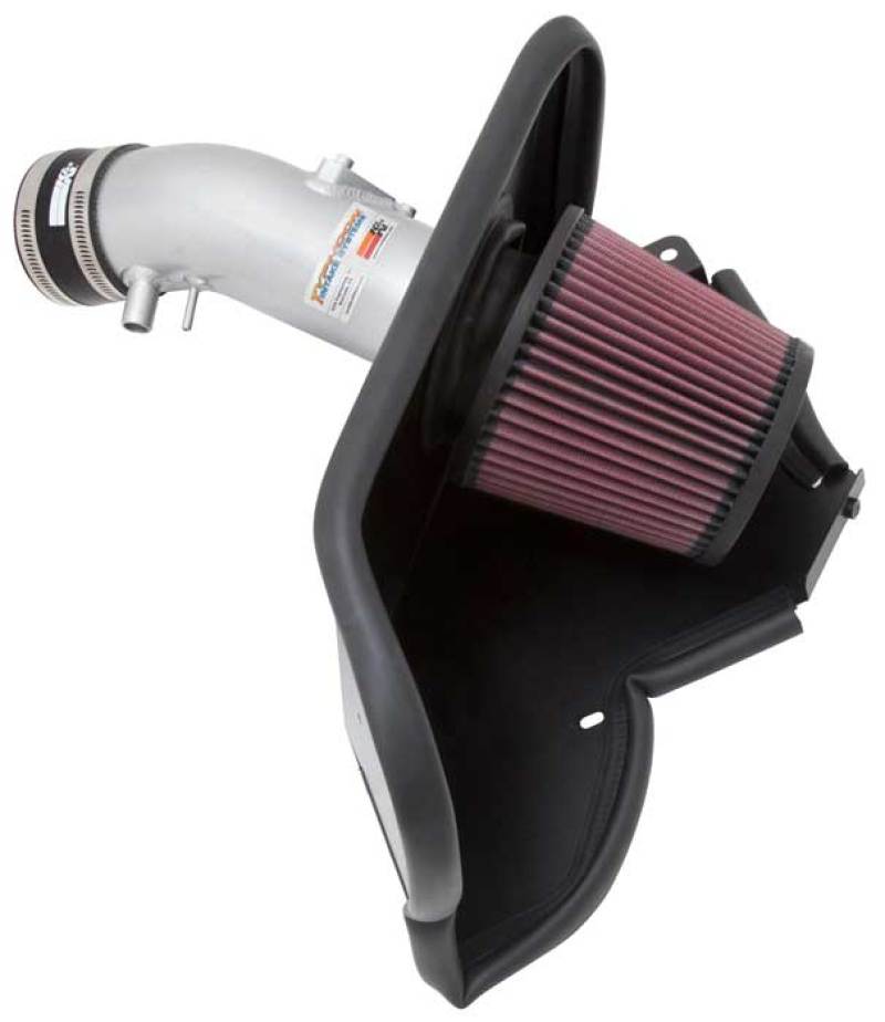 K&N 12 Toyota Camry 3.5L V6 Silver Short Ram Typhoon Intake - DTX Performance