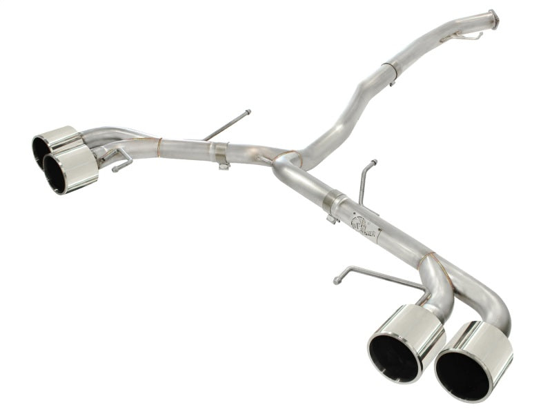 aFe Takeda 3in SS Exhaust Cat-Back 09-14 Nissan GTR V6 3.8L Polished Tips - DTX Performance