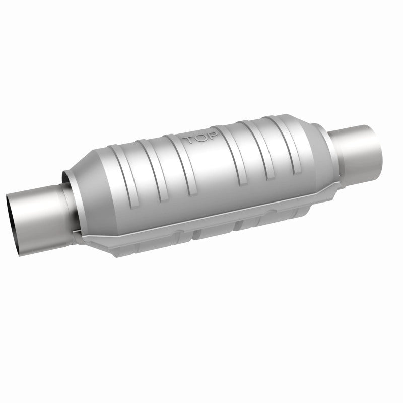 MagnaFlow Catalytic Converter 2 in Inlet 2 in Outlet 11 in Length SS - DTX Performance