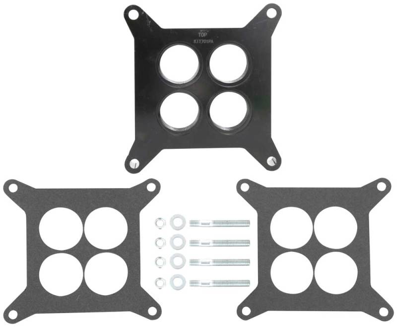 Airaid Holley 4150/4160 Series/ Edelbrock Sq. Flange/ OE Sq. Flange 4BBL PowerAid TB Spacer - DTX Performance