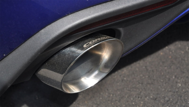 Corsa 15-16 Ford Mustang EcoBoost 2.3T Sport 3in Cat-Back Dual Rear Exit Polished Tips - DTX Performance