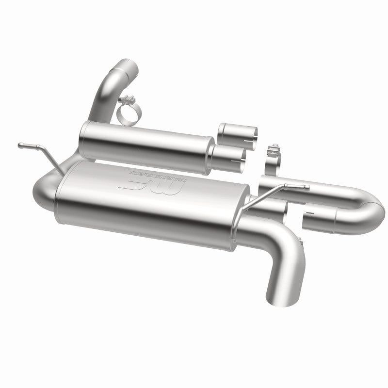 MagnaFlow 18-23 Jeep Wrangler JL 2.0L/3.6L Overland Series Axle-Back Exhaust - DTX Performance