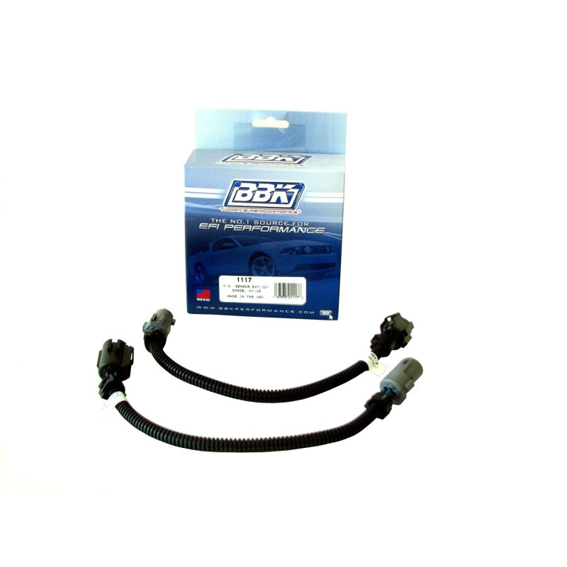 BBK 96-04 Dodge 4 Pin Round Style O2 Sensor Wire Harness Extensions 12 (pair) - DTX Performance