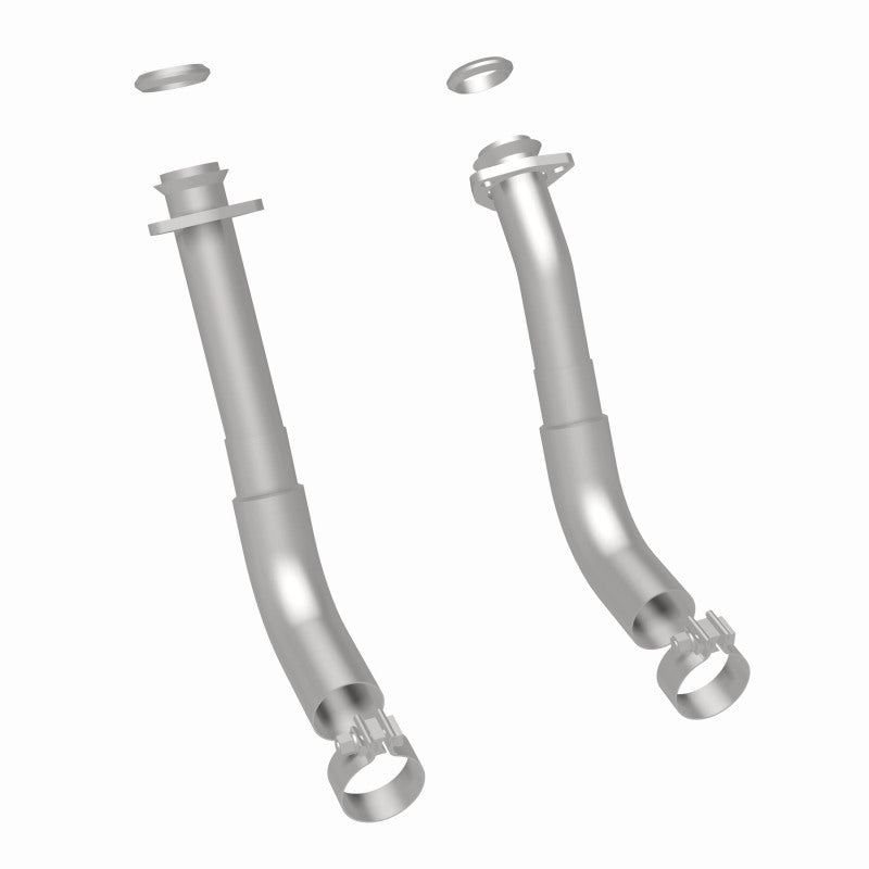 MagnaFlow 66-72 Chevy C10 Pickup V8 2-Piece Front Exhuast Pipe Kit (2in Tubing/Clamps/Inlet Flanges) - DTX Performance