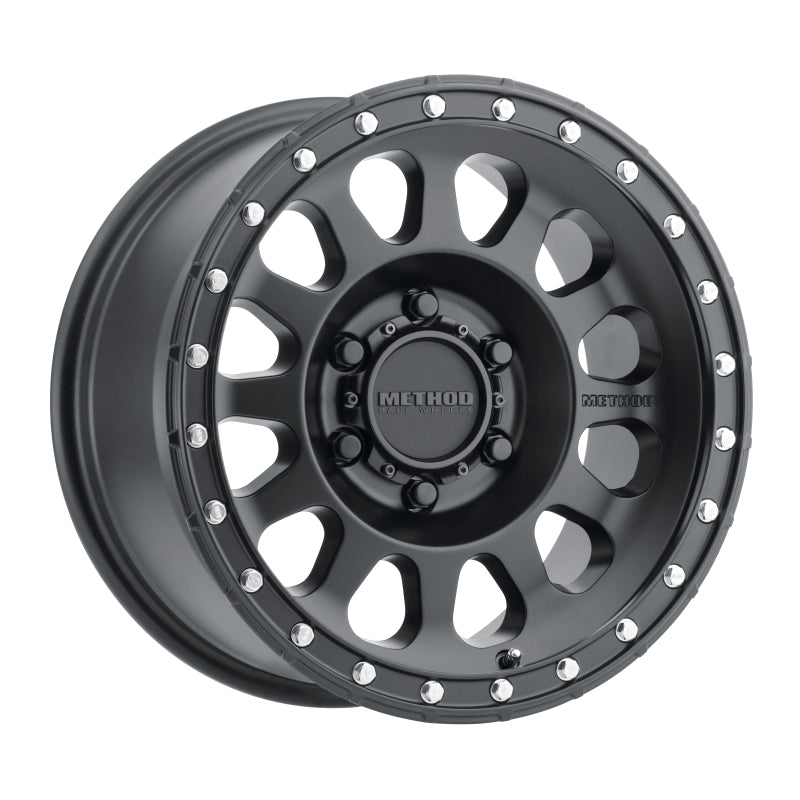 Method MR315 16x8 0mm Offset 6x5.5 106.25mm CB Matte Black Wheel - DTX Performance