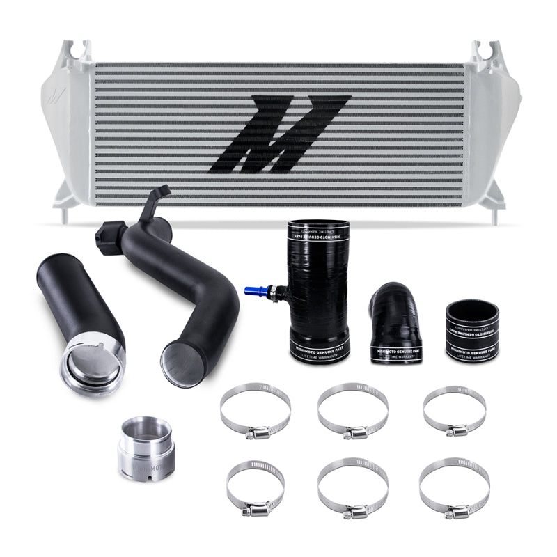 Mishimoto 19+ Ford Ranger 2.3L EcoBoost Intercooler Kit - Silver + MWBK Pipes - DTX Performance