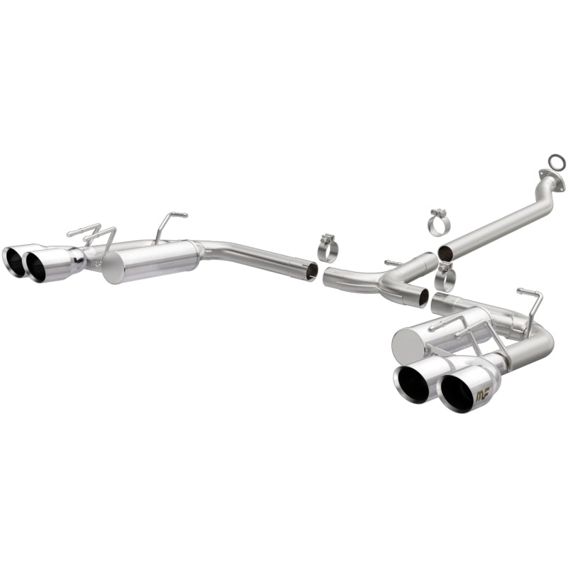 MagnaFlow 18-19 Toyota Camry XSE 2.5L (FWD) Street Series Cat-Back Exhaust w/4in Polished Quad Tips - DTX Performance