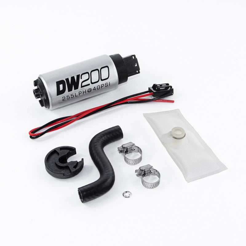 DeatschWerks 85-97 Ford Mustang 255 LPH DW200 In-Tank Fuel Pump w/ Install Kit - DTX Performance