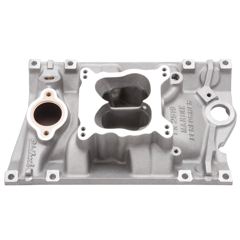 Edelbrock 96-17 Chevy 4.3 V6 Vortec Marine Engine Performer Series Intake Manifold w/8 Bolts - DTX Performance