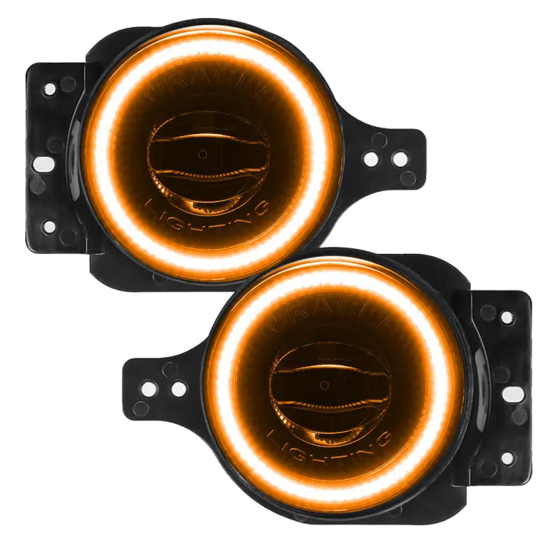 Oracle Jeep Wrangler JL/Gladiator JT Sport High Performance W LED Fog Lights - Amber - DTX Performance