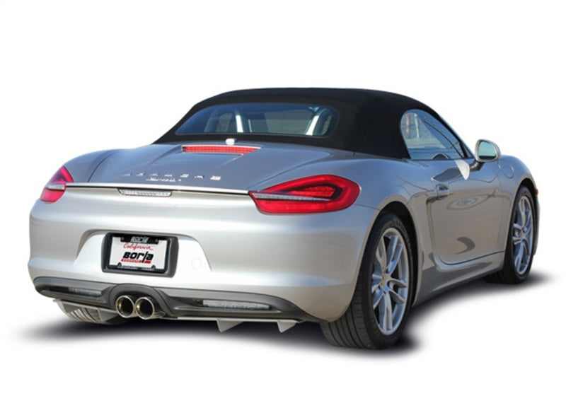 Borla 14-15 Porsche Cayman/Boxster (981) RWD 2Dr Dual Center Rear Exit Catback 4in Tip Exhaust Sys - DTX Performance