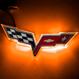 Oracle Chevrolet Corvette C6 Illuminated Emblem - Amber