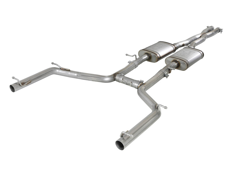 aFe MACH Force-Xp 2-1/2in 304 SS Cat-Back Exhaust 15-19 Dodge Challenger V6-3.6L - Raw Tip - DTX Performance