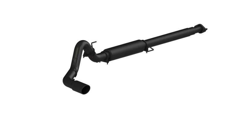 MBRP 2015 Ford F-150 2.7L / 3.5L EcoBoost 4in Cat Back Single Side Black Exhaust System - DTX Performance