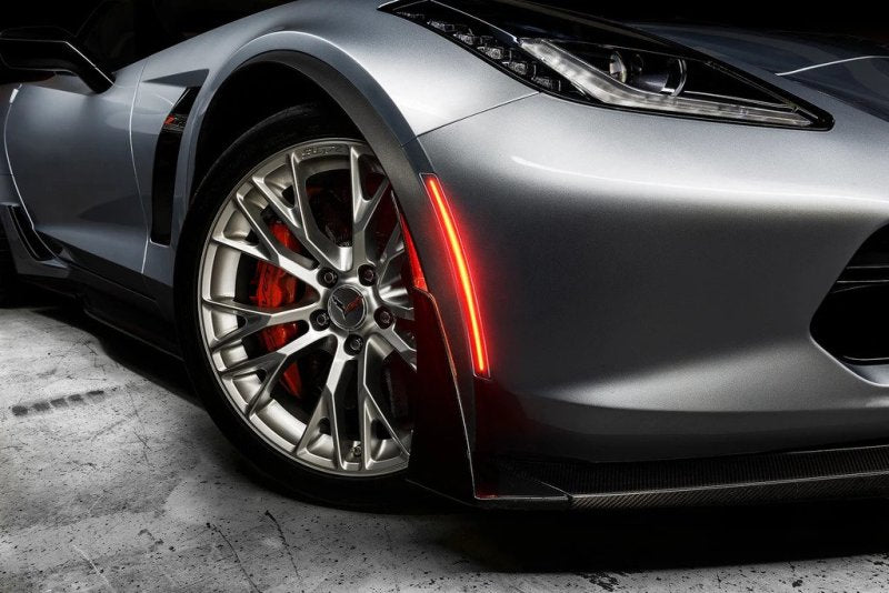 Oracle Chevrolet Corvette C7 Concept Sidemarker Set - Clear - Crystal Red Tintcoat (GBE) - DTX Performance