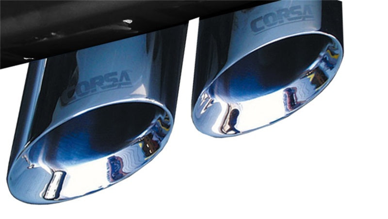 Corsa 07-10 Cadillac Escalade 6.2L V8 Polished Sport Cat-Back Exhaust - DTX Performance