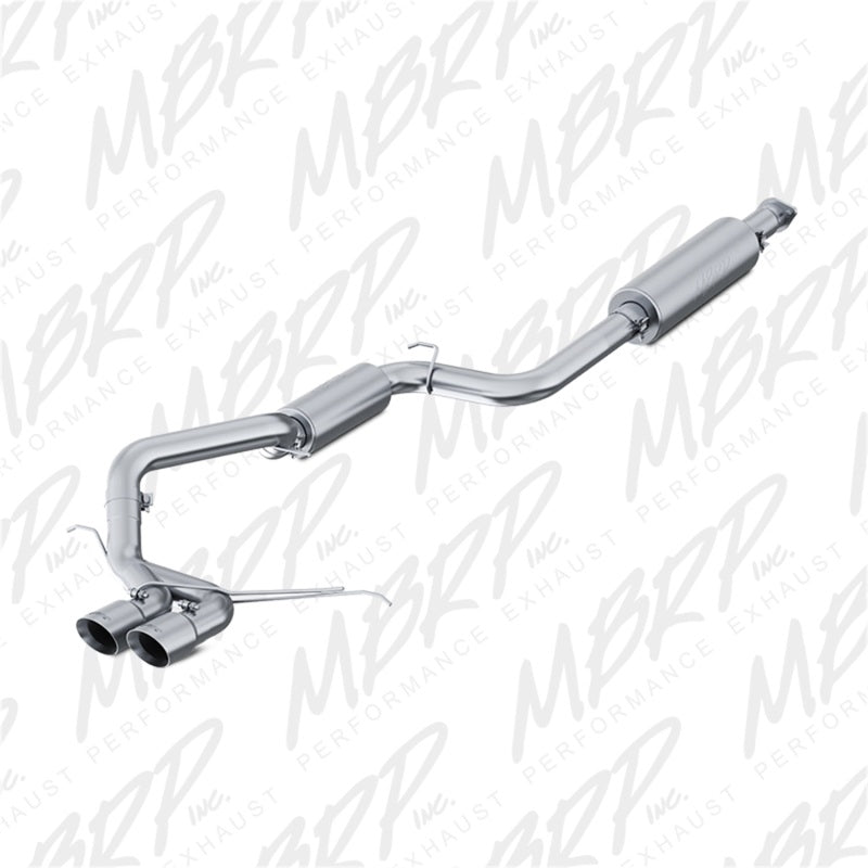 MBRP 13-14 Ford Focus ST 2.0L EcoBoost Dual Center Outlet AL 3in Cat Back - DTX Performance