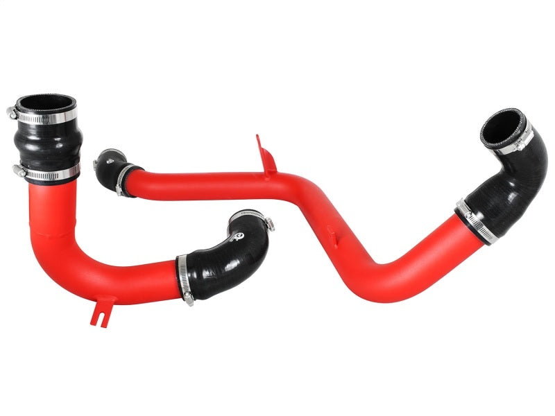 aFe BladeRunner 2.5in Red Intercooler Tubes Hot and Cold Side 12-16 Ford Focus ST 2.0L (t) - DTX Performance