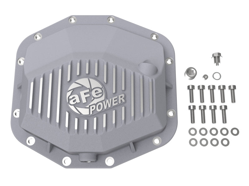 aFe 21-22 RAM 1500 TRX HEMI V8 6.2L(sc) Street Series Rear Differential Cover Raw w/ Machined Fins - DTX Performance