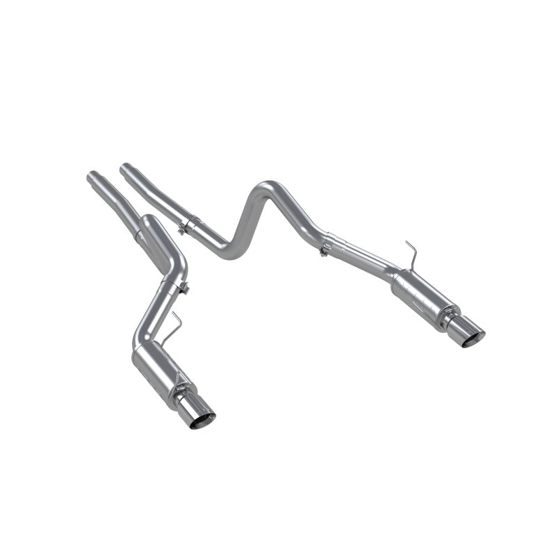 MBRP 05-09 Ford Shelby GT500 / GT Dual Split Rear Race Version, T409 4in Tips Exhaust System - DTX Performance