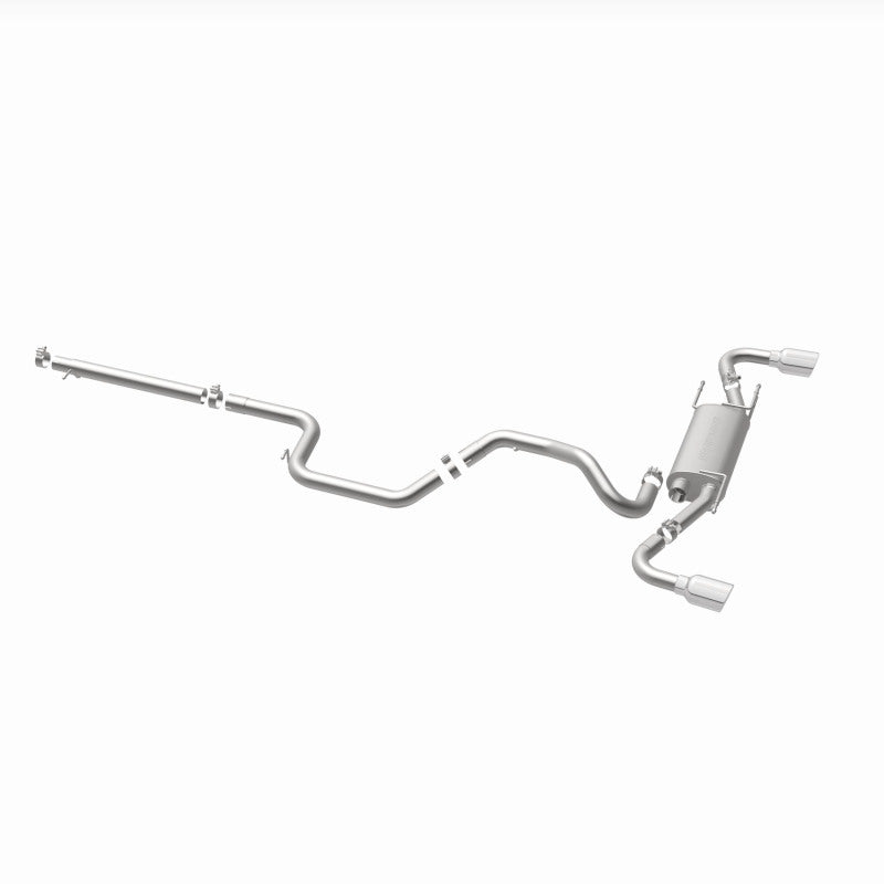 MagnaFlow 10-12 Mazda 3 L4 2.5L Hatchback Split Rear Exit Stainless Cat Back Performance Exhaust - DTX Performance