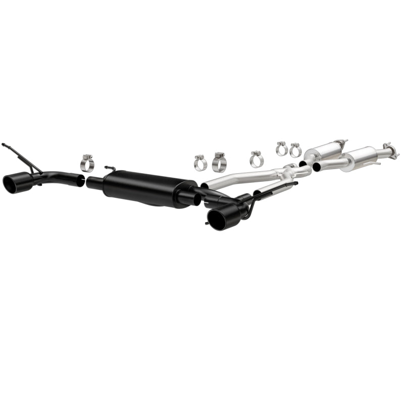 MagnaFlow Cat-Back SS 2.5in Dual Split Rear 4in Black Tip 11-16 Jeep Grand Cherokee 5.7L V8/3.6L V6 - DTX Performance