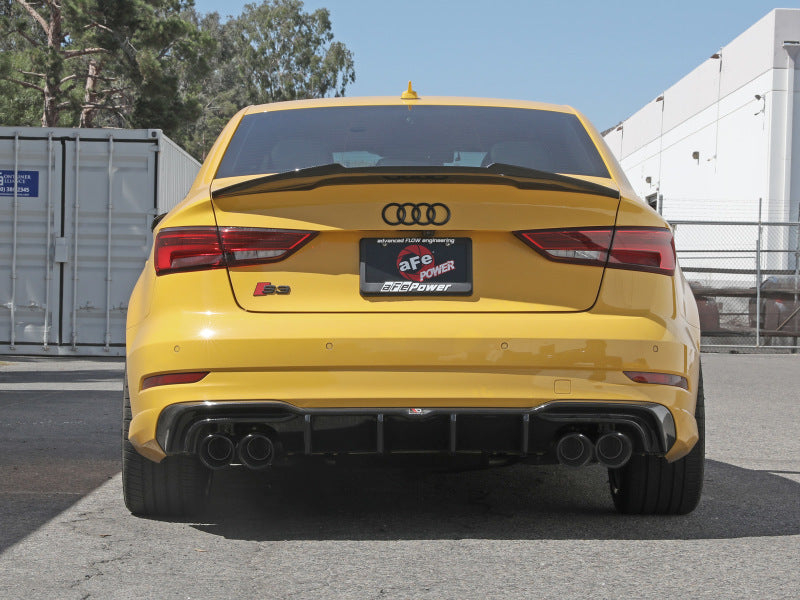 aFe MACHForce XP 3in-2.5in 304SS Exhaust Cat-Back 15-20 Audi S3 L4-2.0L (t) - Black Tips - DTX Performance