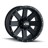 ION Type 134 17x8.5 / 6x139.7 BP / 6mm Offset / 106mm Hub Matte Black/Black Beadlock Wheel