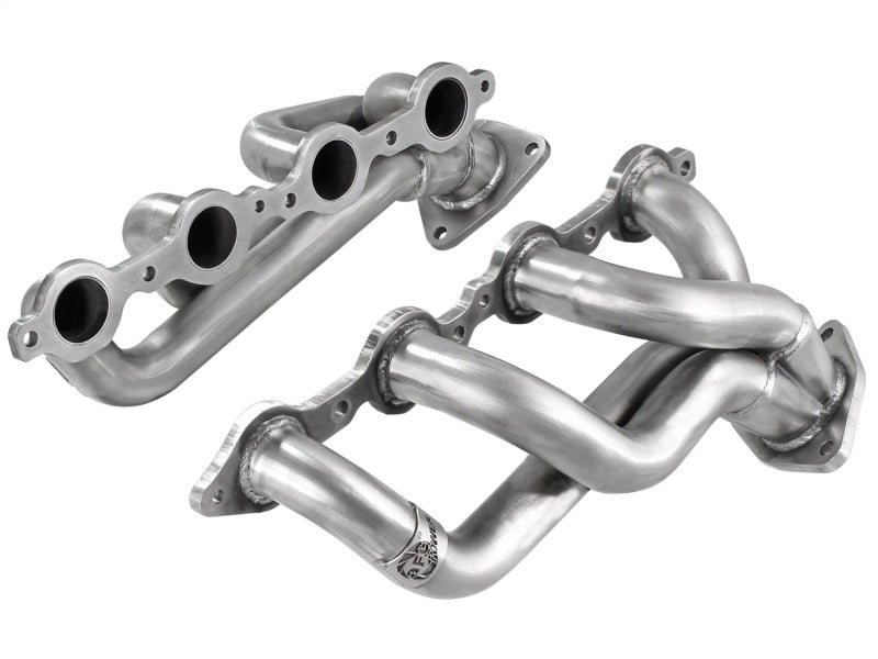 aFe Power Twisted Steel Headers 409 Stainless Steel 02-13 GM Silverado/Sierra 1500 V8 GMT800/GMT900 - DTX Performance