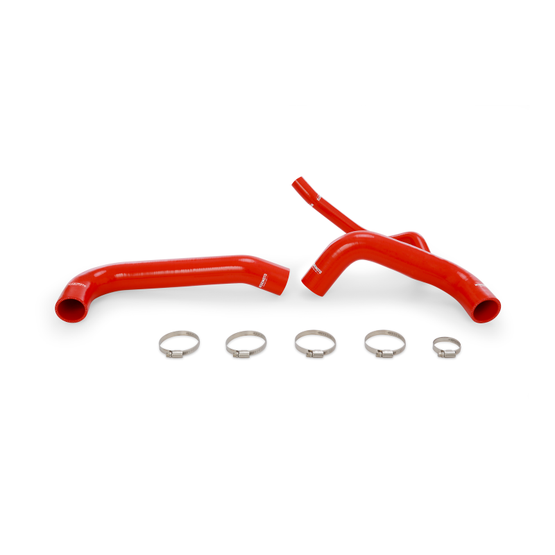 Mishimoto 2015+ Dodge Challenger / Charger SRT Hellcat Silicone Radiator Hose Kit - Red - DTX Performance