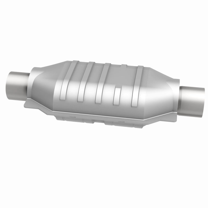 MagnaFlow Conv Universal-Fit 2.25in Inlet/Outlet Center/Center Oval 12in Body/7in Width - DTX Performance