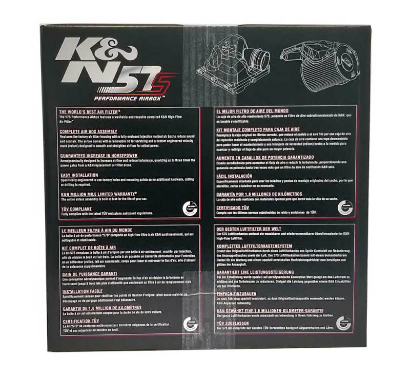 K&N Performance Intake Kit  for 03-11 Audi, Seat, Skoda, VW 1.4L - 2.0L - DTX Performance