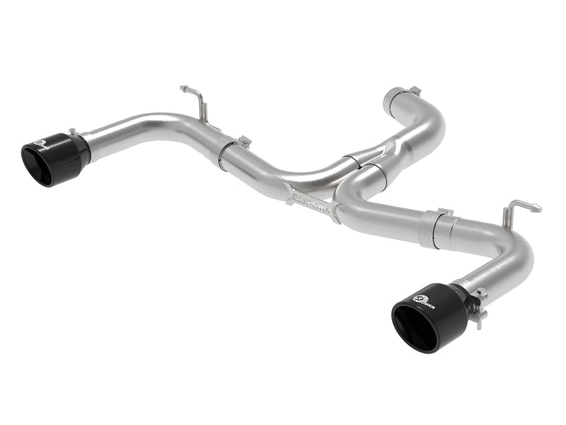 aFe 18-20 VW GTI (MK7.5) 2.0L MACH Force-Xp 3in to 2.5in 304 SS Axle-Back Exhaust System-Black Tips - DTX Performance