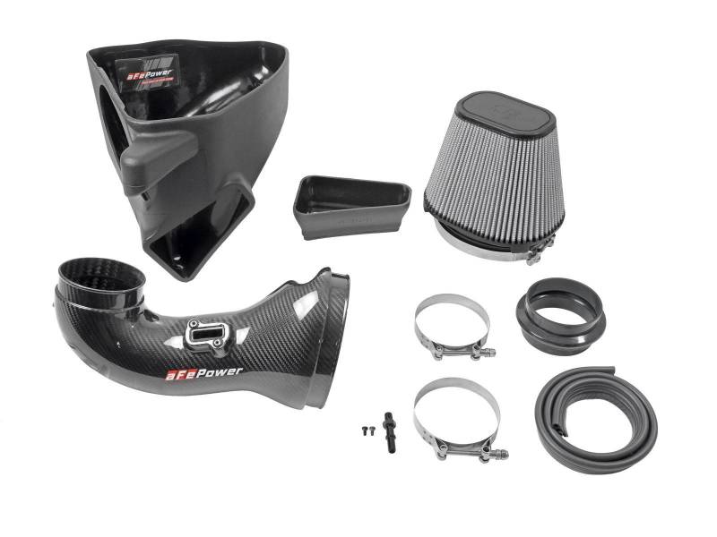 aFe 17-12 Chevrolet Camaro ZL1 (6.2L-V8) Track Series Carbon Fiber CAI System w/ Pro-DRY S Filters - DTX Performance