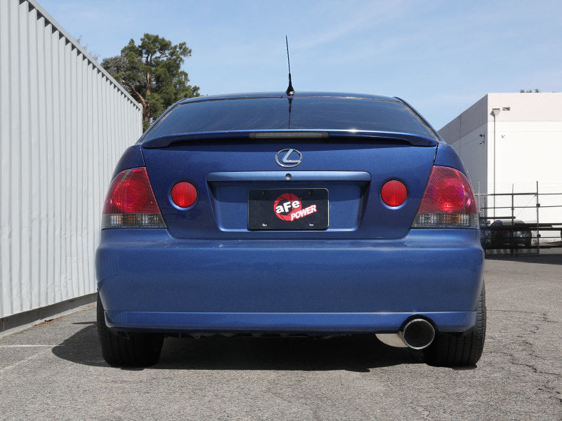 aFe Lexus IS300 01-05 L6-3.0L Takeda Cat-Back Exhaust System- Blue Tip - DTX Performance