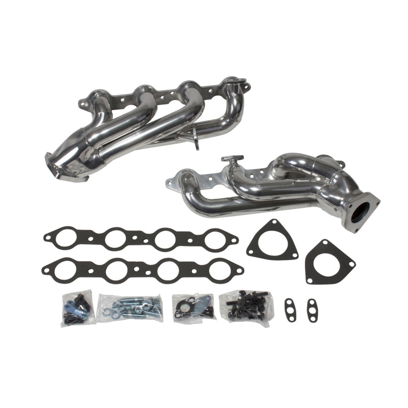 BBK 99-04 GM Truck SUV 4.8 5.3 Shorty Tuned Length Exhaust Headers - 1-3/4 Titanium Ceramic - DTX Performance